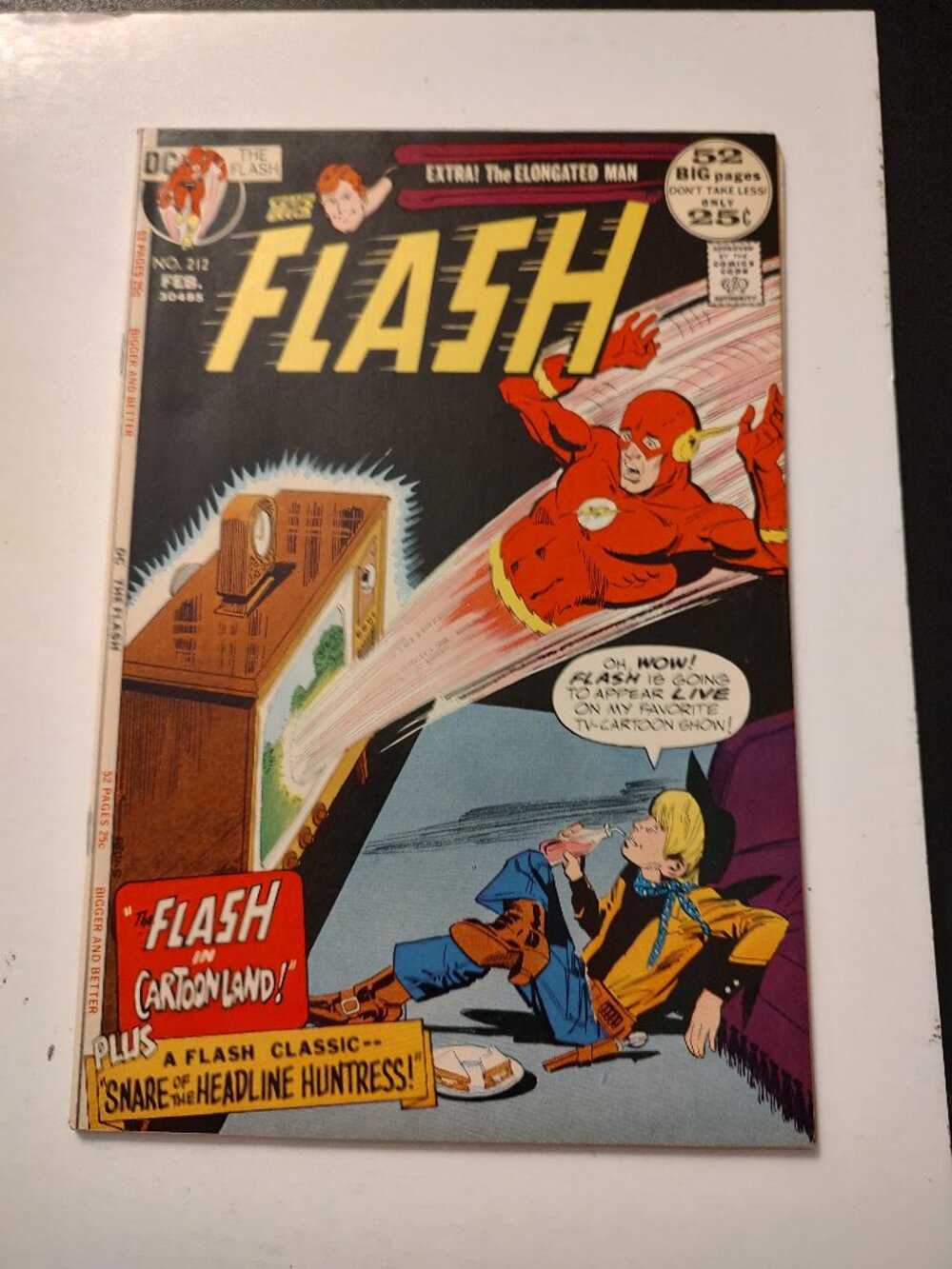 FLASH # 212 52 PG GIANT Written by Cary Bates Cover by Dick Giordano